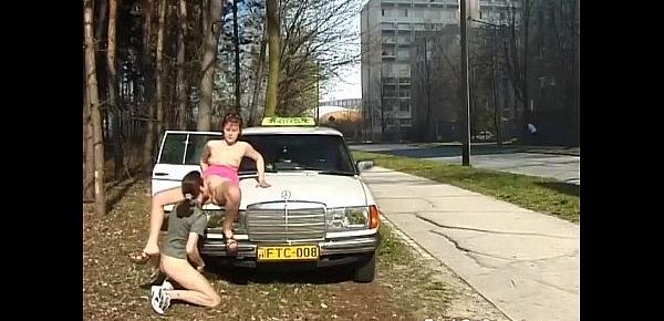  taxi diver fucks teen anal in public